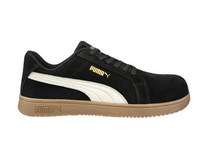 PUMA ICONIC BLK/GUM S1PL ESD bezpečnostní polobotka