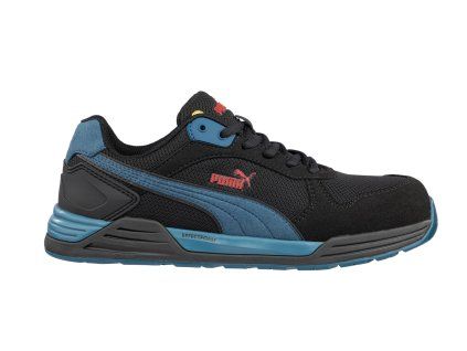 PUMA FRONTSIDE BLK/BLUE S1P ESD bezpečnostní polobotka